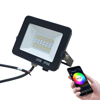 Perubahan Warna RGB 12V Flood Light untuk Penerangan Tahan Air Luar Ruangan