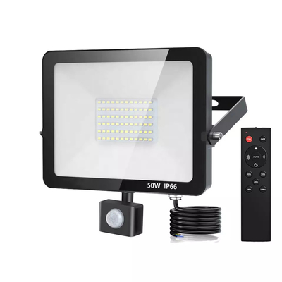 High Lumen Outdoor PIR LED Flood Light 30W Remote Control