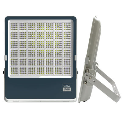 60000lm Led Flood Lampu Daya Tinggi Cahaya abu-abu Finish Body CRI 70