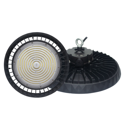 150lm/W Ufo Led Highbay Lights 200w Industri Gudang Lokakarya Pabrik Supermarket Lampu Basement